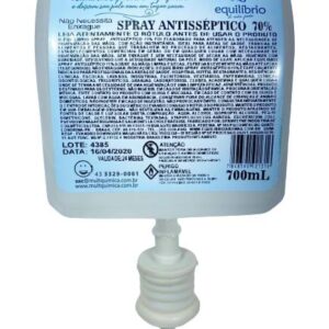 SPRAY ANTISSÉPTICO 70% REFIL